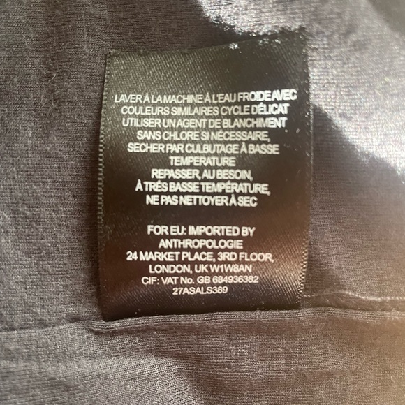 Anthropologie Maeve Charcoal Gray Lace Pencil Skirt XS - Picture 7 of 8